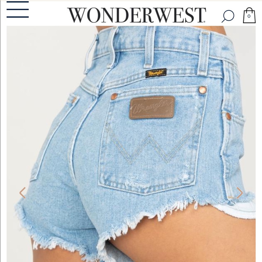 Wrangler High Waisted Shorts